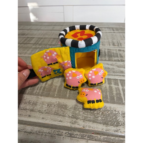 Manhattan Farm Animal Stacking Nesting Soft Blocks Toy Toddler Baby Educational - Picture 5 of 5